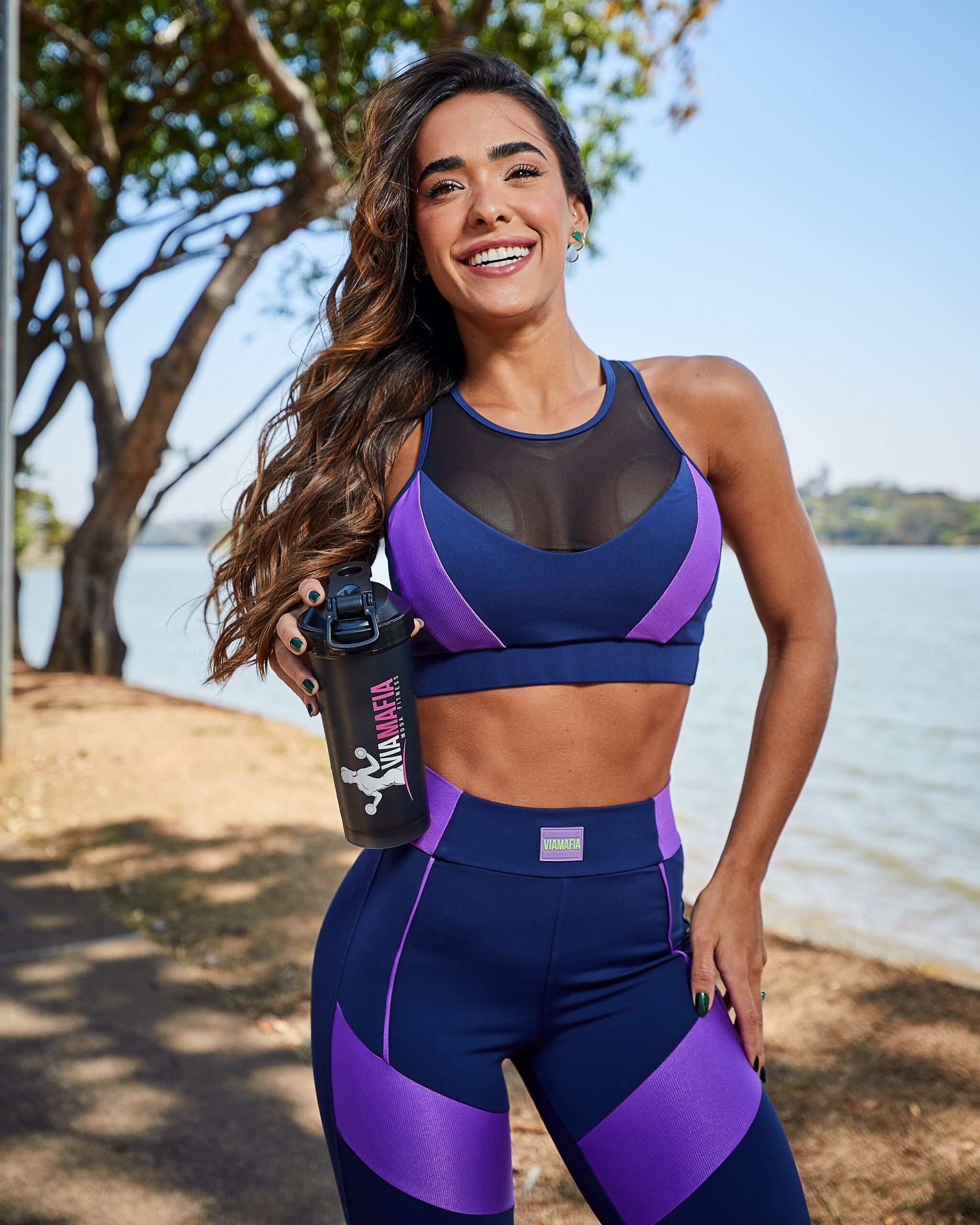 CONJUNTO FITNESS AZUL MARINHO