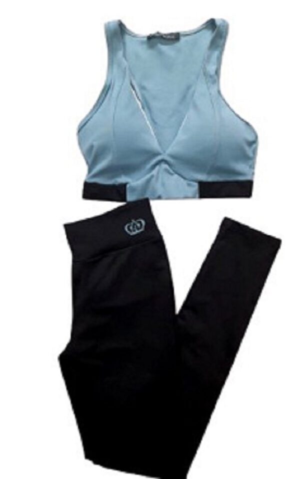 CONJUNTO FITNESS TEERÃ LEGGING EMPINA BUMBUM E TOP