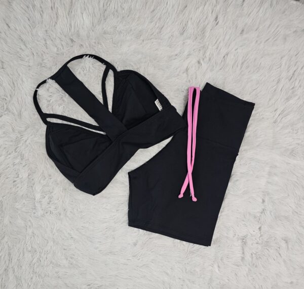 Conjunto Fitness Iris Feminino 2 Peças Poliamida