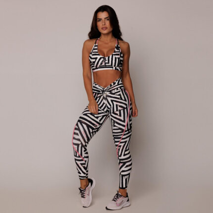 Legging Fitness Comum Com viés Maze - Moving Fitness Wear