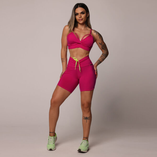 Conjunto Fitness Top E Short Moving Fitness Wear