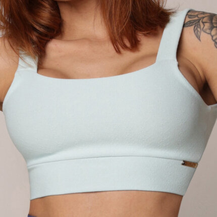Top Cropped Faixa Jacquard Moving
