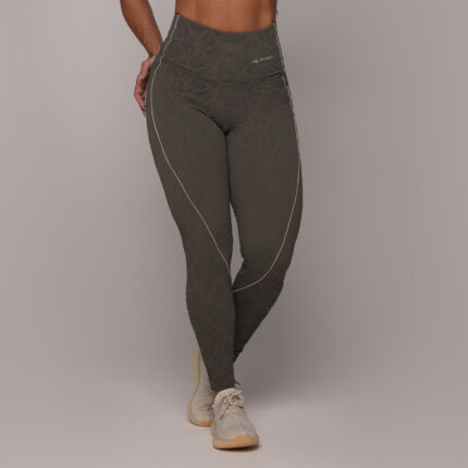 Legging Hope Jacquard Nature Verde Militar